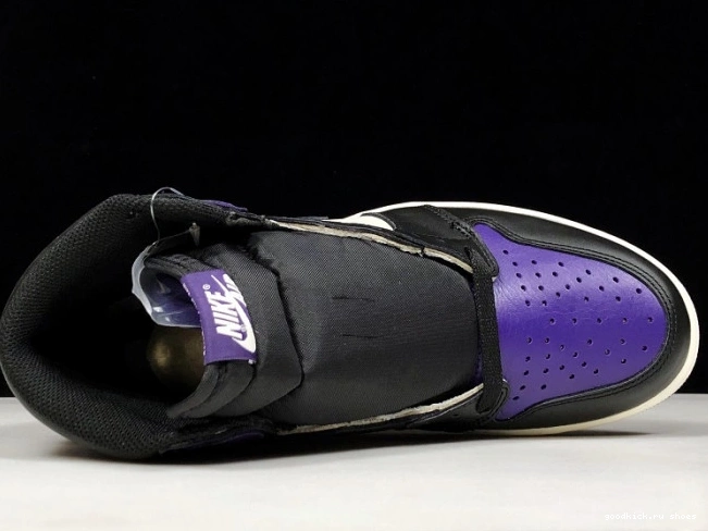 Cheap 555088-501 Air Purple Jordan 1 Court 0711